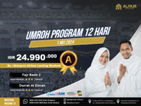 Umroh Program 2x Jumat - Malaysia Airline Landing Madinah